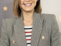 Tamara Falco during the presentation of the book 
