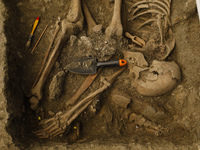 One of the three bodies found in a common grave on May 12, 2021 in Viznar (Granada), Spain.
An interdisciplinary team led by the University...