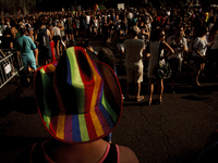 SPAIN, Madrid:Thousands during the 2015 gay pride parade in Madrid on July 4, 2015. ( 