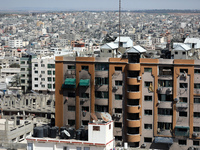  A view of a destroyed house after an Israeli strike in Gaza City, 17 May 2021.
 (