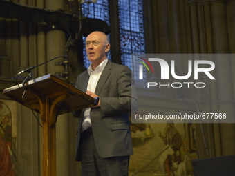Sir Richard Leese speaking at the A Certain Future's annual general meeting in Manchester, convened to discuss the year 2014-15 and to discu...