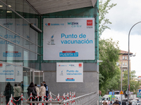 COVID-19 Vaccination Center at the Wizink Center in Madrid, Spain, on April 28, 2021. (