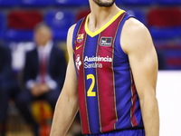 02 Leo Westermann of FC Barcelona during the Liga ACB playoff 3rd match of the semi final between FC Barcelona and Lenovo Tenerife at Palau...