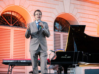 Filippo Del Corno attends the inauguration concert of Piano City 2021 at GAM on June 25, 2021 in Milan, Italy. (