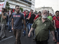 Greece, Athens, Syntagma Square, on July 11, 2015. Protest against austerity (
