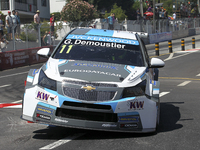 Grégoire Demoustier (FRA) in Chevrolet RML Cruze TC1 of Craft Bamboo Racing during the FIA WTCC 2015 - Qualifying, at Vila Real in Portugal,...