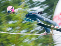 Cestmir Kozisek (CZE) during the Large Hill Competition of FIS Ski Jumping Summer Grand Prix In Wisla, Poland, on July 17, 2021. (