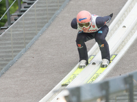Severin Freund (GER) during the Large Hill Competition of FIS Ski Jumping Summer Grand Prix In Wisla, Poland, on July 17, 2021. (