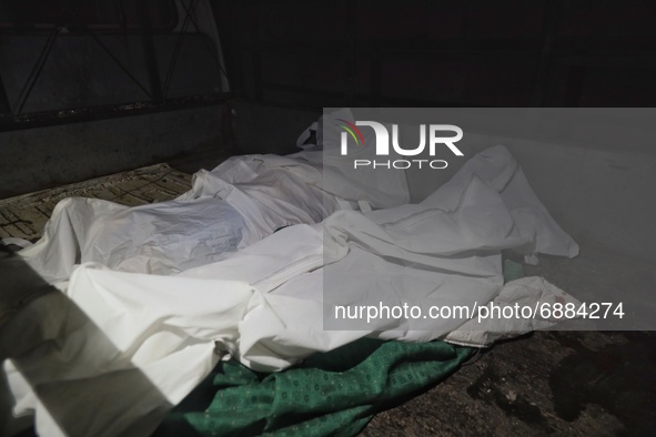 6 civilians, including 3 children, were killed as a result of the Syrian regime's missile shelling targeting the town of Ahsem at dawn today...