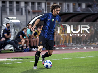 Matteo Darmian of FC Internazionale in action during the Pre-Season Friendly match between Lugano and FC Internazionale at Cornaredo Stadium...