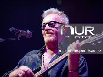Umberto Tozzi performs live at Carroponte on July 19, 2021 in Milan, Italy. (