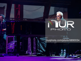 Umberto Tozzi performs live at Carroponte on July 19, 2021 in Milan, Italy. (