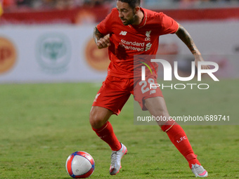 Danny Ings of Liverpool in actions during an international friendly match against True Thai Premier League All Stars at Rajamangala stadium...