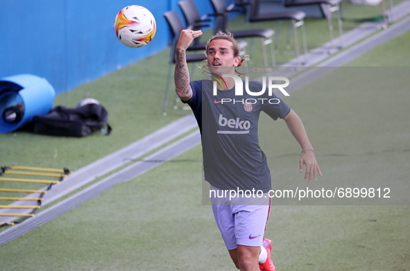 Antoine Griezmann during the friendly match between FC Barcelona and Girona FC, played at the Johan Cruyff Stadium on 24th July 2021, in Bar...