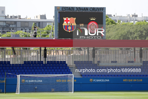 Friendly match between FC Barcelona and Girona FC, played at the Johan Cruyff Stadium on 24th July 2021, in Barcelona, Spain. 