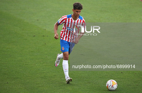 Ilyas Saira during the friendly match between FC Barcelona and Girona FC, played at the Johan Cruyff Stadium on 24th July 2021, in Barcelona...