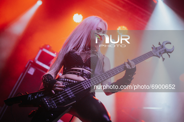 Mia Wallace performs during the Hybrid rock-metal festival Lauder Fest on 24 and 25 July 2021,  in Wroclaw, Poland. The stars of this year's...