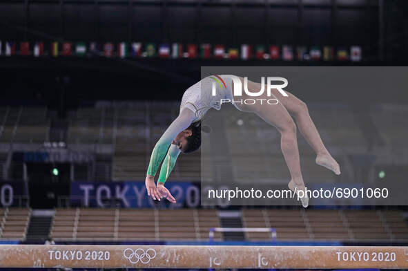 Naveen Daries of South Africa during women's qualification for the Artistic  Gymnastics final at the Olympics at Ariake Gymnastics Centre, T...