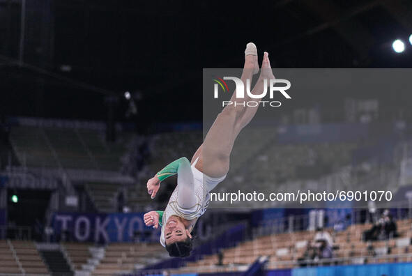 Naveen Daries of South Africa during women's qualification for the Artistic  Gymnastics final at the Olympics at Ariake Gymnastics Centre, T...