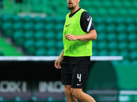 Sebastian Coates of Sporting CP during the Pre-Season Friendly match Cinco Violinos Trophy between Sporting CP and Olympique Lyonnais at Est...