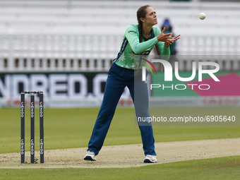 Dani Gregory of Oval Invincibles Women during The Hundred between London Spirit Women and Oval Invincible Women at Lord's Stadium , London,...