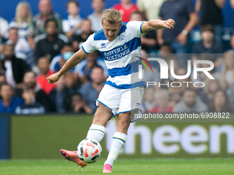   George Thomas controls the ball during the Pre-season Friendly match between Queens Park Rangers and Manchester United at the Kiyan Prince...