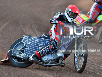 Sam McGurk of Belle Vue Cool Running Colts  during the National Development League match between Belle Vue Aces and Eastbourne Seagulls at t...