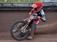 Connor Coles of Belle Vue Cool Running Colts during the National Development League match between Belle Vue Aces and Eastbourne Seagulls at...