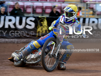 Nathan Ablitt of Eastbourne Seagulls during the National Development League match between Belle Vue Aces and Eastbourne Seagulls at the Nati...