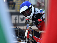 Paul Bowen of Belle Vue Cool Running Colts during the National Development League match between Belle Vue Aces and Eastbourne Seagulls at th...