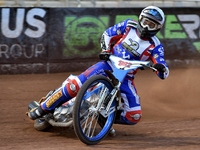 Jake Knight of Eastbourne Seagulls   during the National Development League match between Belle Vue Aces and Eastbourne Seagulls at the Nati...