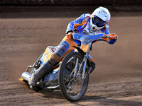 Danno Verge of Eastbourne Seagulls   during the National Development League match between Belle Vue Aces and Eastbourne Seagulls at the Nati...