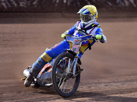 Nathan Ablitt of Eastbourne Seagulls   during the National Development League match between Belle Vue Aces and Eastbourne Seagulls at the Na...