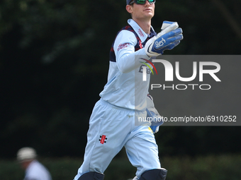 Cameron Bancroft of Durham in wicketkeeping action during the Royal London One Day Cup match between Middlesex County Cricket Club and Durha...
