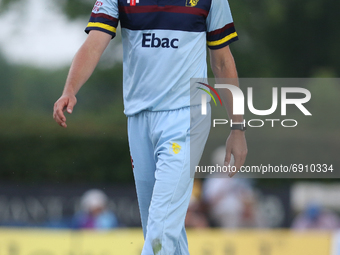Paul van Meekeren of Durham seen during the Royal London One Day Cup match between Middlesex County Cricket Club and Durham County Cricket C...
