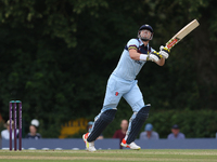 Alex Lees of Durham bats during the Royal London One Day Cup match between Middlesex County Cricket Club and Durham County Cricket Club at C...