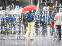 LEIDEN, The Netherlands on 15 July 2015 - The entire country is forecast to have near constant light precipitation until at least Friday aft...
