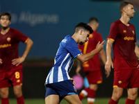 Vitinha of FC Porto celebrates after scoring a goal during an international club friendly football match between AS Roma and FC Porto at the...