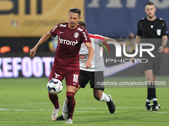 Ciprian Deac midfielder of CFR Cluj, in action during CFR Cluj vs  Lincoln Red Imps FC, UEFA Champions League, Dr. Constantin Radulescu Stad...