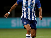 Marko Grujic of FC Porto in action during an international club friendly football match between AS Roma and FC Porto at the Bela Vista stadi...