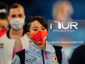 Mai Murakami of Japan during the all around artistic gymnastics final at the Olympics at Ariake Gymnastics Centre, Tokyo, Japan on July 29,...