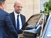 FRANCE – PARIS – POLITICS – GOVERNMENT - COUNCIL OF MINISTERS - French Education, Youth and Sports Minister Jean-Michel Blanquer leaves The...