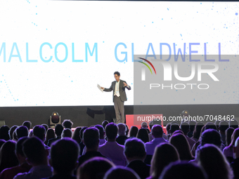 Writer Malcolm Gladwell speaks on first day of the QSP Summit event, the most relevant Management and Marketing Conference in Europe, which...