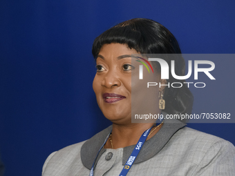 Vice President of Liberia Jewel Cianeh Taylor during 30th ECONOMIC FORUM in Karpacz, Poland, 8th September 2021 (