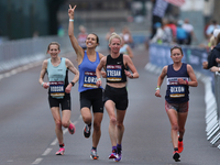 Elite Women athletes in action during the BUPA Great North Run in Newcastle upon Tyne, England on Sunday 12th September 2021.  (