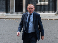 LONDON, UNITED KINGDOM - SEPTEMBER 15, 2021: Secretary of State for Environment, Food and Rural Affairs George Eustice leaves 10 Downing Str...