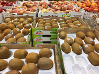 Fruit at a grocery store in Toronto, Ontario, Canada on September 16, 2021. Canada's inflation rate reached 4.1% in August, highest since 20...