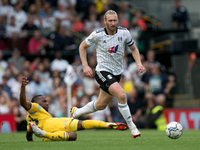 Tim Ream of Fulham controls the ball during the Sky Bet Championship match between Fulham and Reading at Craven Cottage, London on Saturday...
