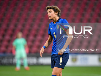 Valentina Giacinti (Italy) during the FIFA World Cup Women's World Cup 2023 Qualifiers - Italy vs Moldova on September 17, 2021 at the N...