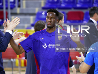 Nigel Hayes during the match between FC Barcelona and UCAM Murcia CB, corresponding to the week 1 of the Liga Endesa, played at the Palau Bl...
